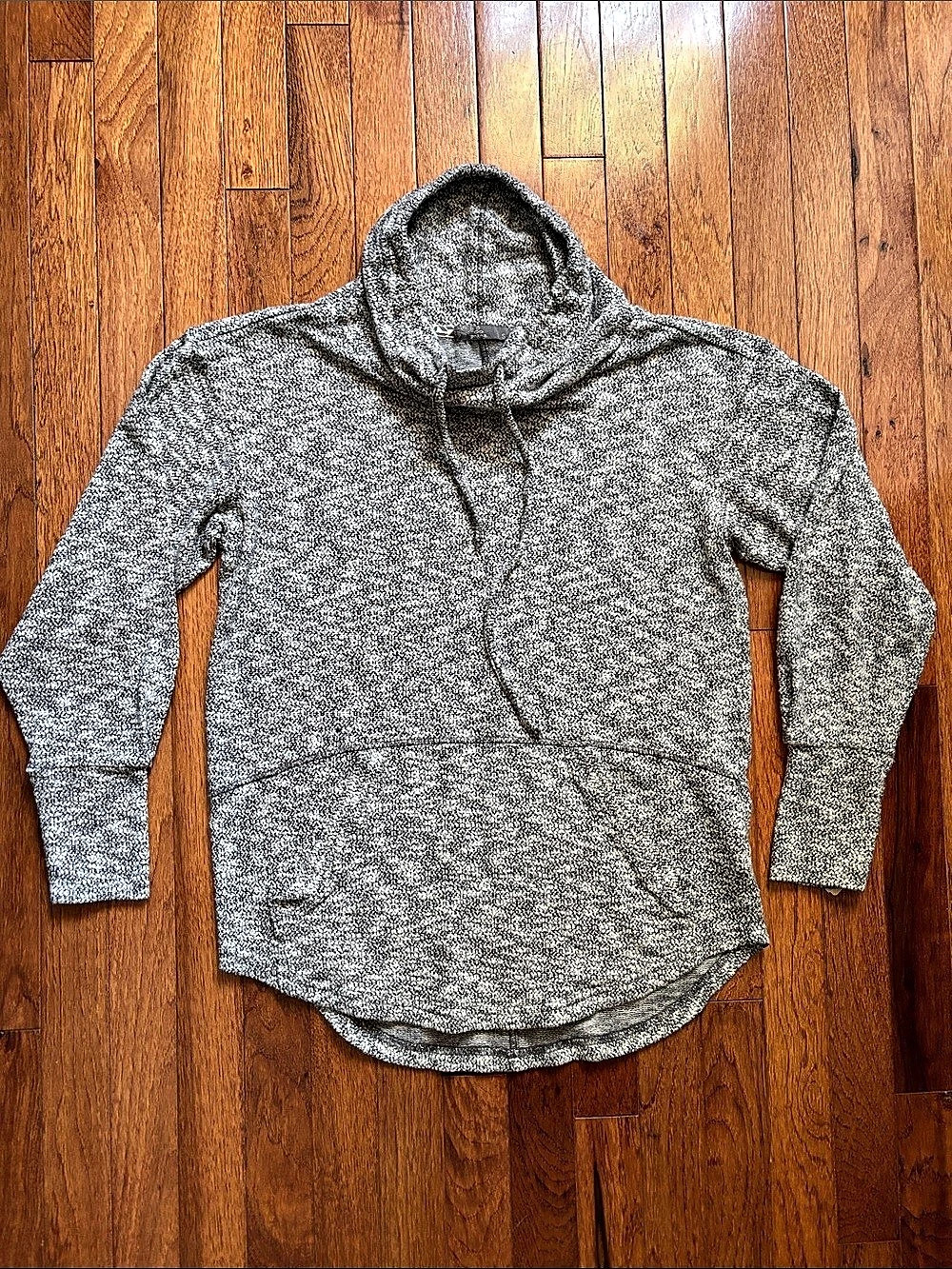 prAna Blk/Wht Pullover Hoodie Size Small